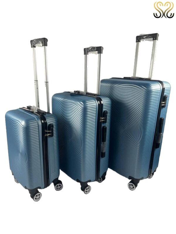 Conjunto de maletas de viaje Sevillas - modelo Lebrija, color Azul - vista lateral