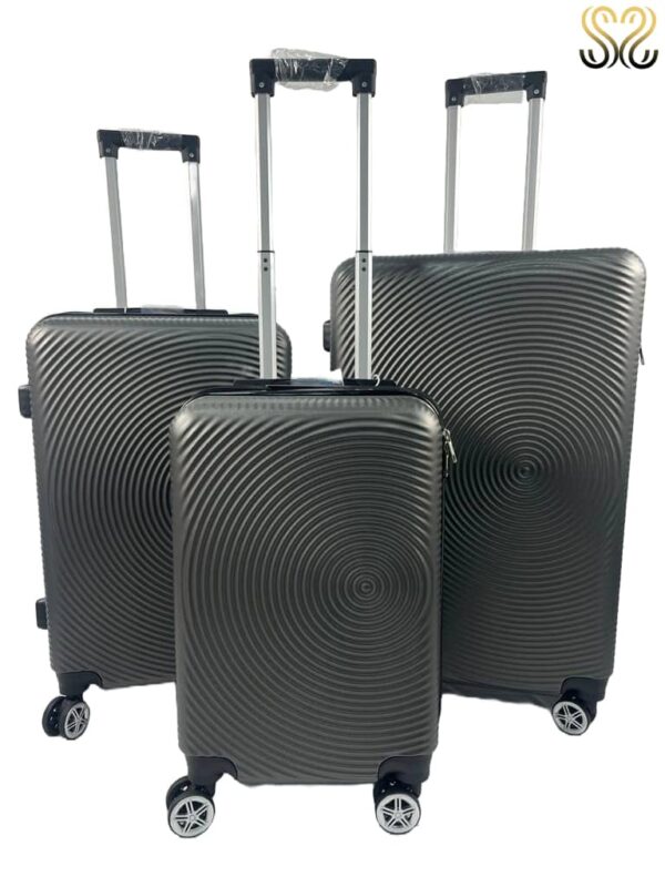 Conjunto de maletas de viaje Sevillas - modelo Lebrija, color Gris Oscuro - vista frontal
