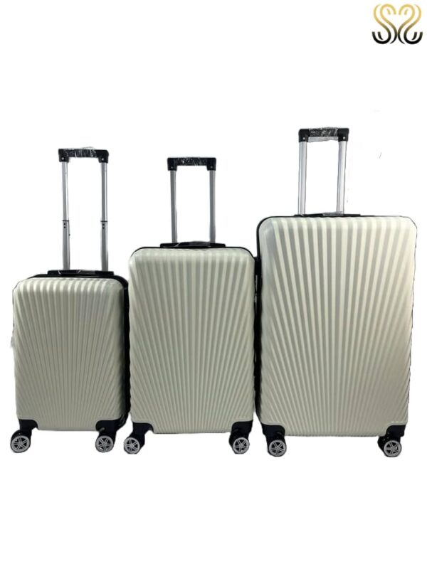 Conjunto de maletas SevillaS, modelo Brenes Blanco