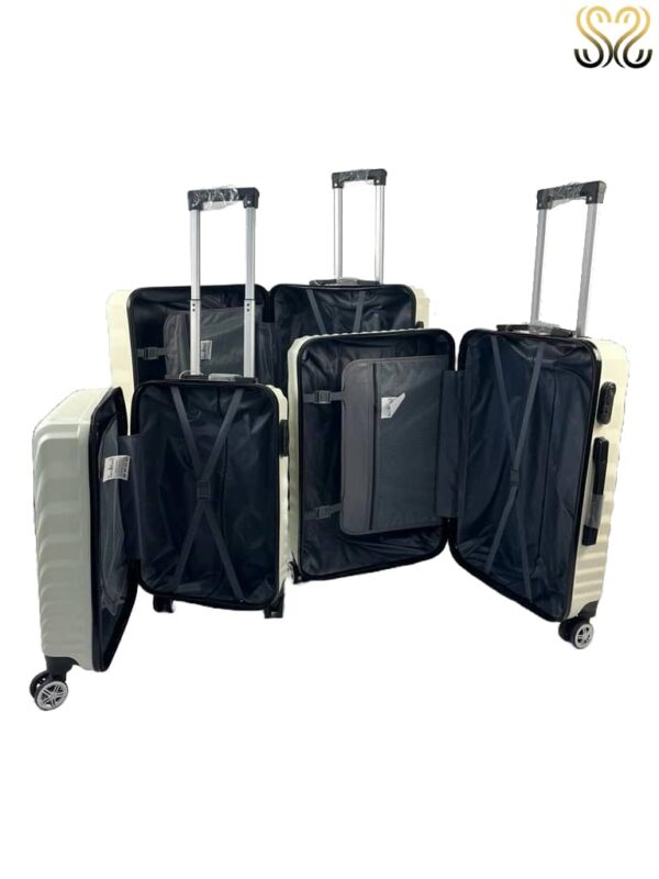 Conjunto de maletas SevillaS, modelo Brenes Blanco