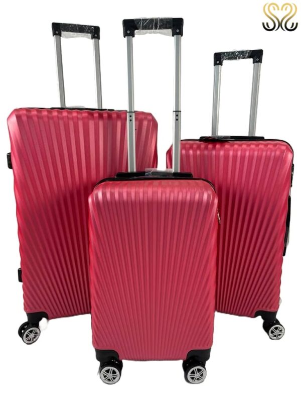 Conjunto de maletas SevillaS, modelo Brenes rosa