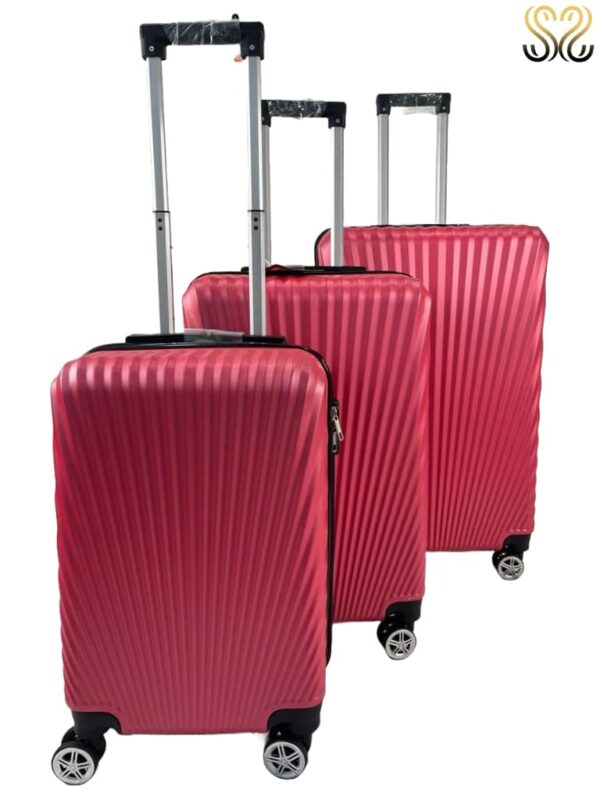 Conjunto de maletas SevillaS, modelo Brenes rosa